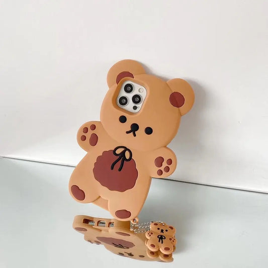 Charming Teddy Silicone Phone Protector (iPhone only)